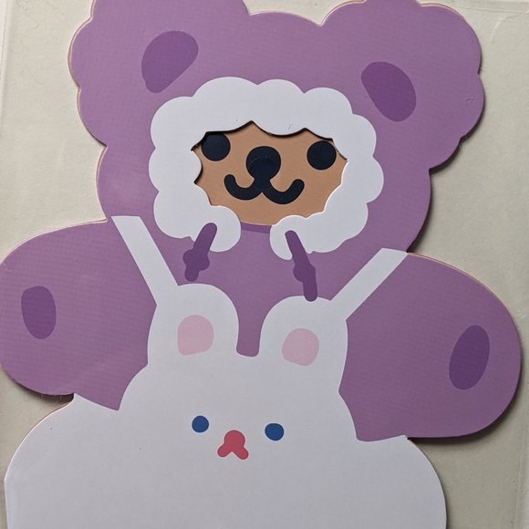 Winter Teddy Bears Greeting Card Cute - Picture 7 of 7